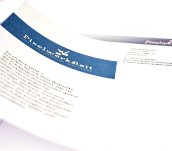 Corporate Design, Bild mit Briefkopf, Logo